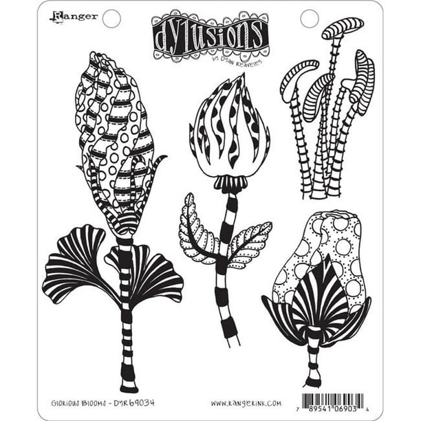 Dyan Reaveley/'s Dylusions Cling Stamp Collections 8.5/"X7/"-People...Not A Fan